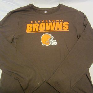 NEW ERA NFL TEAM APPAREL CLEVELAND BROWNS LONG SLEEVE GRAPHIC T, XL